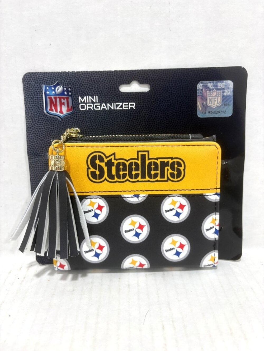 Pittsburgh Steelers Mini Organizer Bi-Fold Wallet NFL Football Licensed New Gift